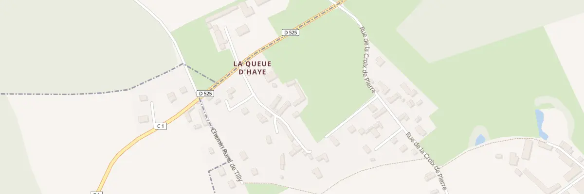 Plan du 16 La Queue d’Haie à Heubécourt-Haricourt
