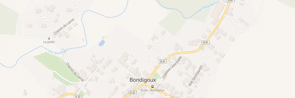Plan du 117 Rte de Montvalen à Bondigoux