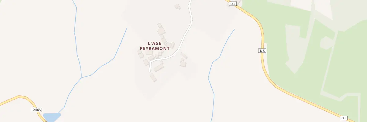 Plan du 5438 L’Age à Sauviat-sur-Vige