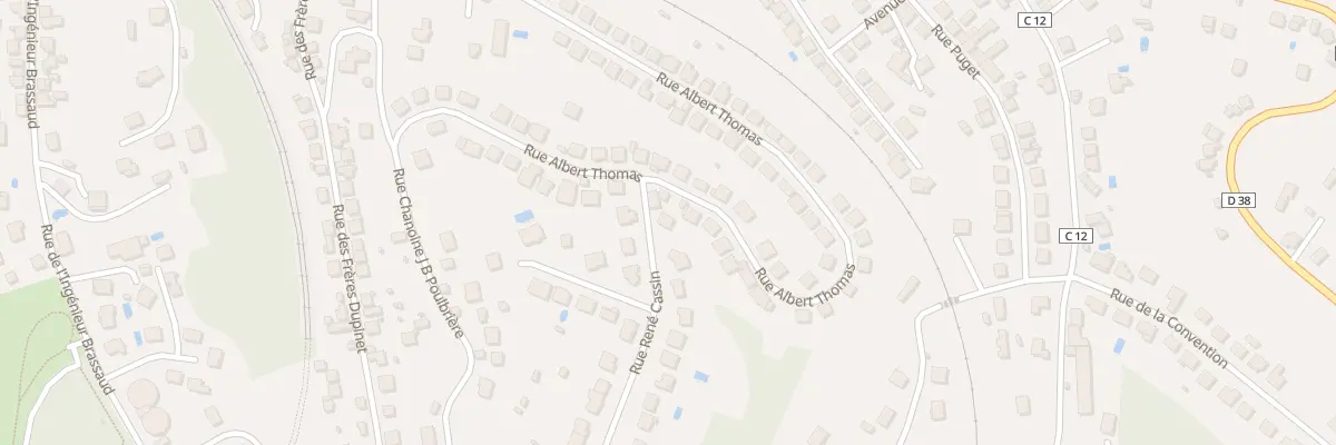 Plan du 59 Rue Albert Thomas à Brive-la-Gaillarde