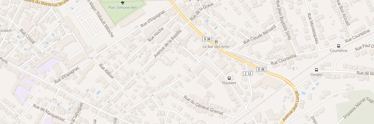 Plan du 8 Rue Gal Desbrulys à Brive-la-Gaillarde