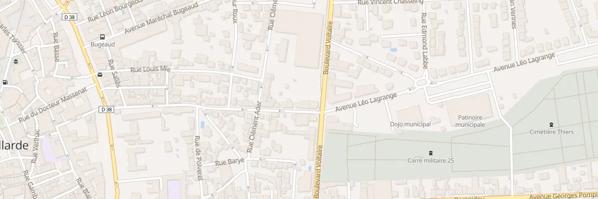 Plan du 45 Rue Gal Dalton à Brive-la-Gaillarde