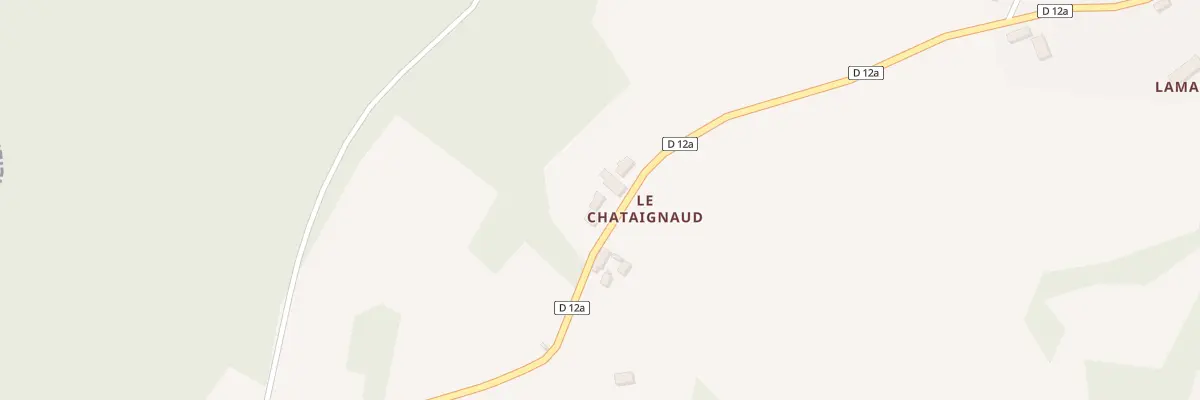 Plan du 5043 Le Chataignaud à Roziers-Saint-Georges
