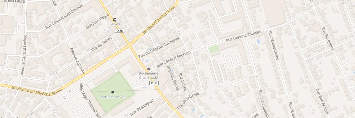 Plan du 14 Rue Gal Souham à Brive-la-Gaillarde