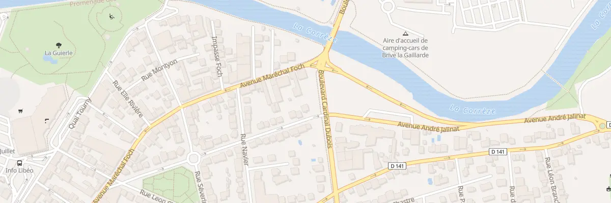 Plan du 41 Rue Benjamin Delessert à Brive-la-Gaillarde