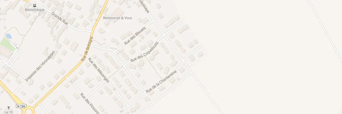 Plan du 14 Rue de la Saussaye à Gellainville