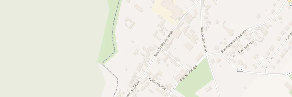 Plan du 34 Rue Charles de Gaulle à Embreville