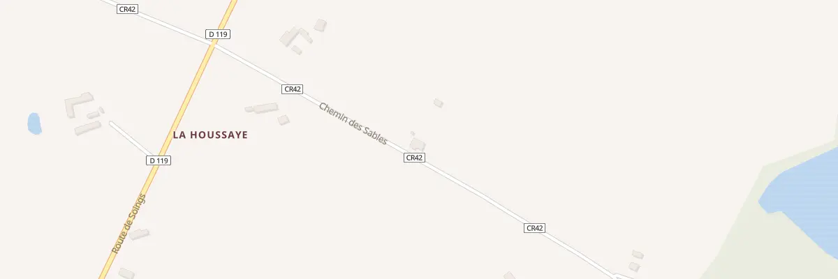 Plan du 260 Che des Sables à Fontaines-en-Sologne