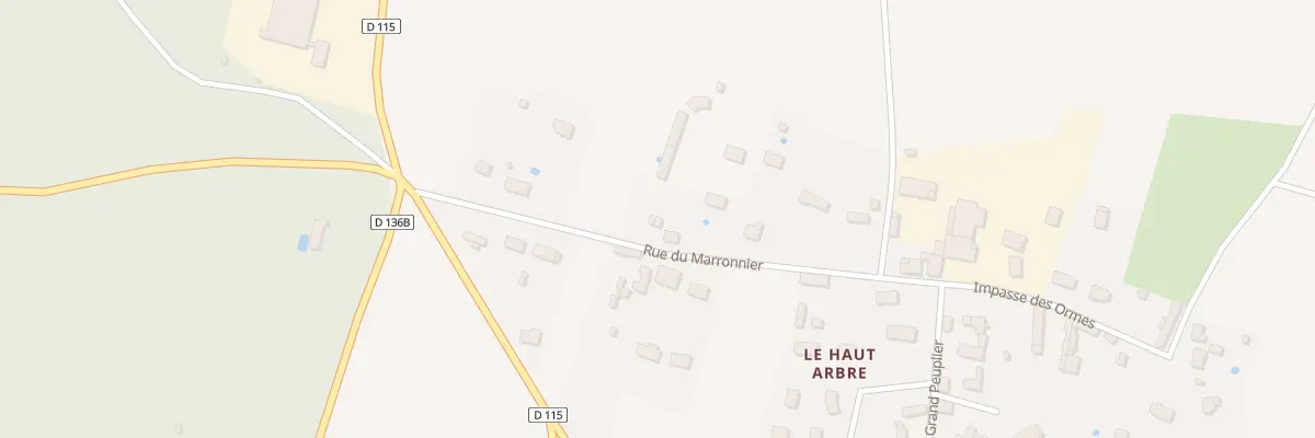 Plan du 22 Rue du Marronnier au Mesnil-Simon