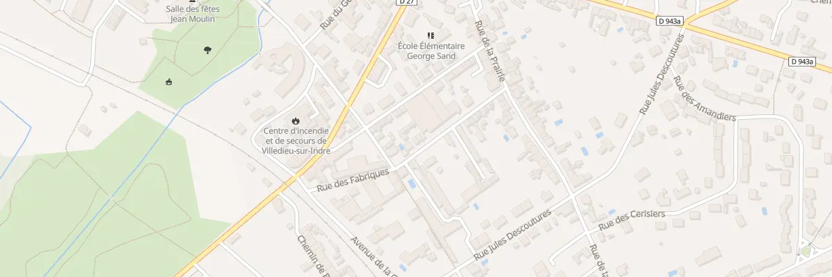 Plan du 12 Rue des Fabriques à Villedieu-sur-Indre