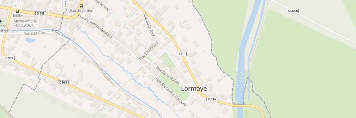 Plan du 30 Rue du Péage à Lormaye