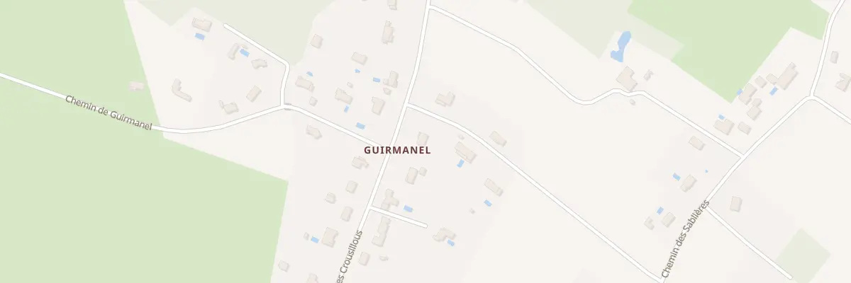 Plan du 1328 Che des Crousillous à Montjoire