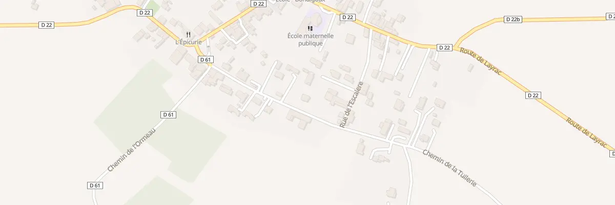 Plan du 85 Le Village à Bondigoux