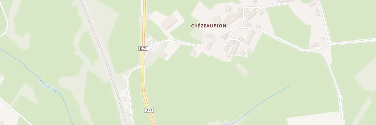 Plan du 20 Chezeaupion à Bazelat