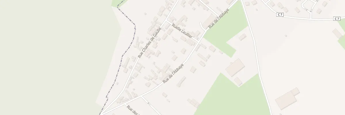 Plan du 10 Rue de l’Abbaye à Embreville