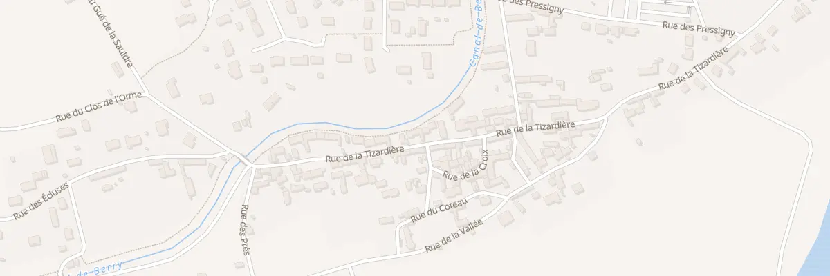 Plan du 64 Rue de la Tizardière à Selles-sur-Cher