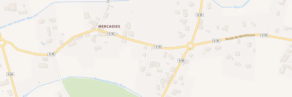 Plan du 143 Rue des Mercadies à Bioule