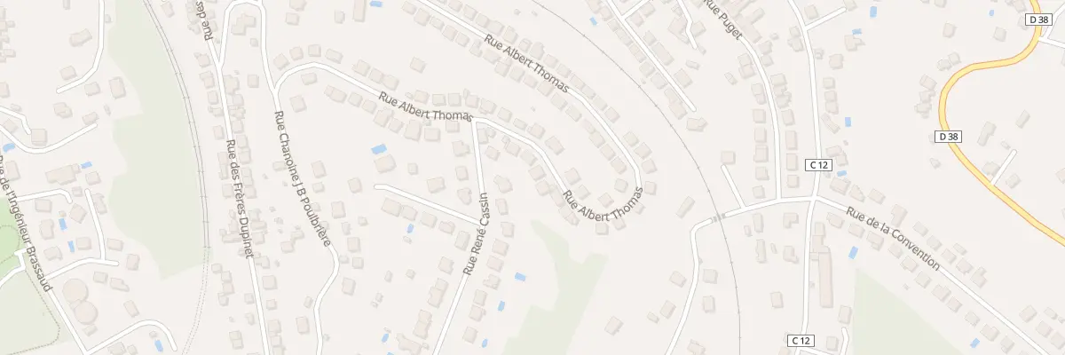 Plan du 55B Rue Albert Thomas à Brive-la-Gaillarde