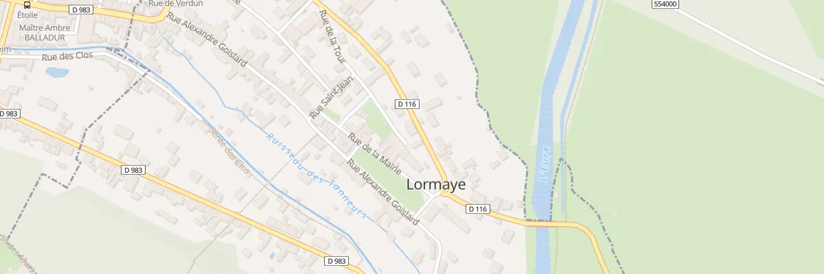 Plan du 30B Rue du Péage à Lormaye