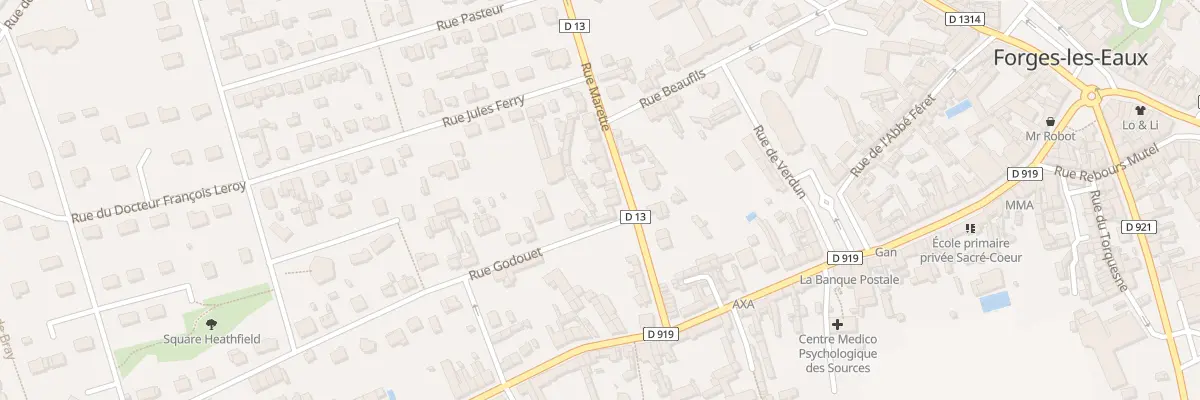 Plan du 15 Rue Marette à Forges-les-Eaux
