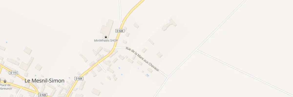 Plan du 7 Rue de la Mare aux Chevaux au Mesnil-Simon