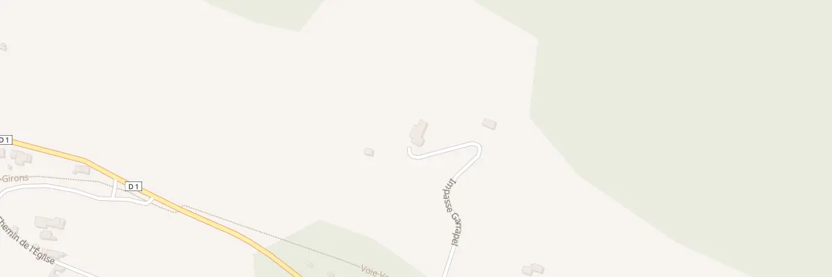 Plan du 87 Garroussette à Baulou