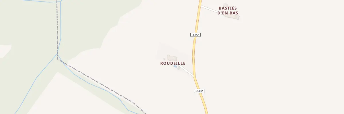 Plan du 73 Roudeille à Mauvaisin