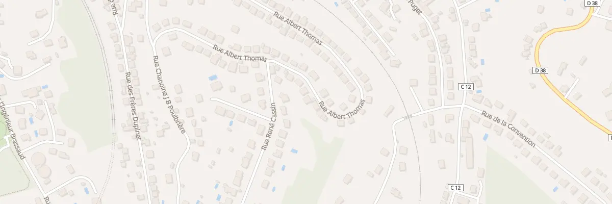 Plan du 55 Rue Albert Thomas à Brive-la-Gaillarde
