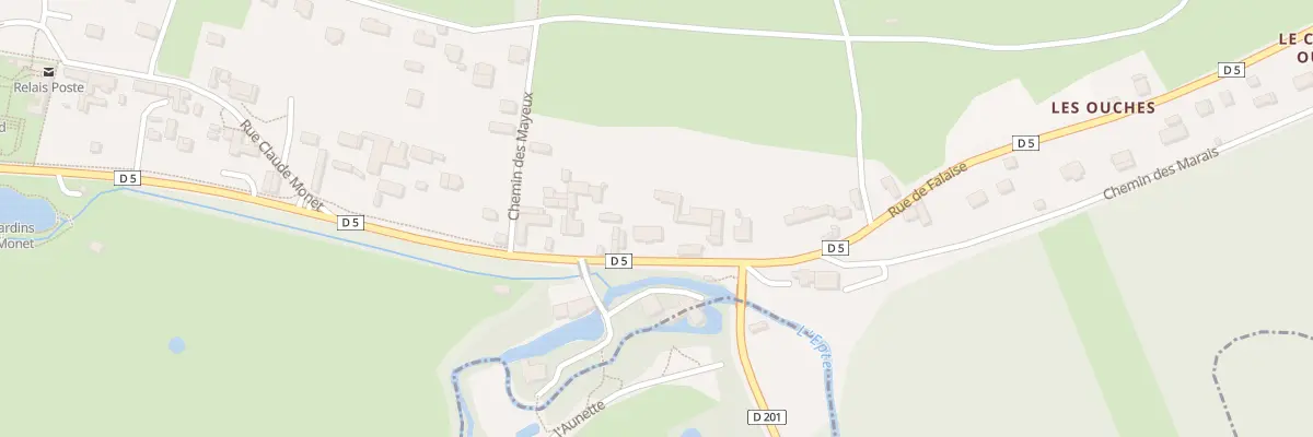 Plan du 25 Rue de Falaise à Giverny