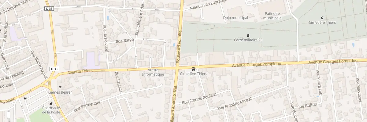 Plan du 2 Bd Voltaire à Brive-la-Gaillarde