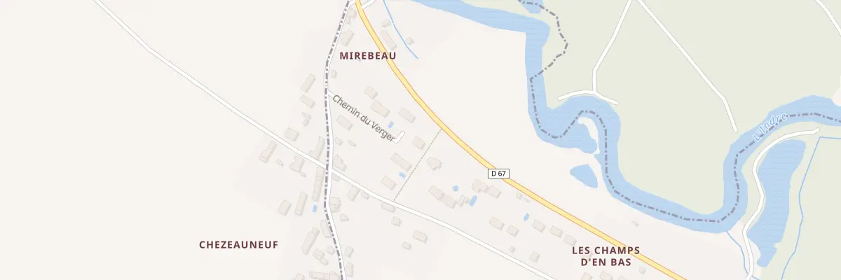 Plan du 4 Che du Verger à Niherne