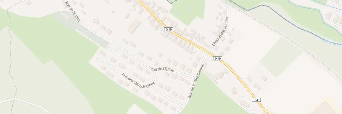 Plan du 41 Rue de l’Eglise à Longroy