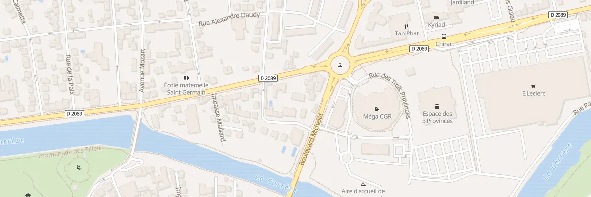 Plan du 38 Av Maillard à Brive-la-Gaillarde