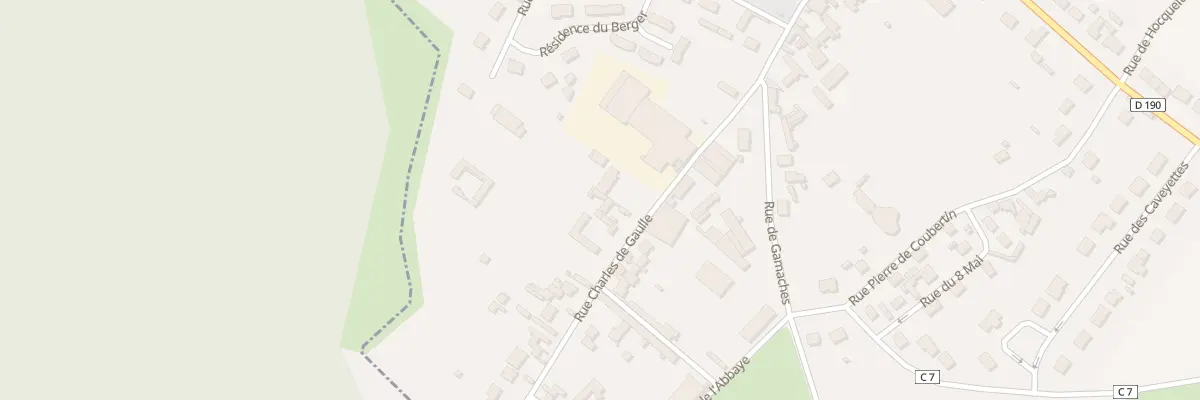 Plan du 26 Rue Charles de Gaulle à Embreville