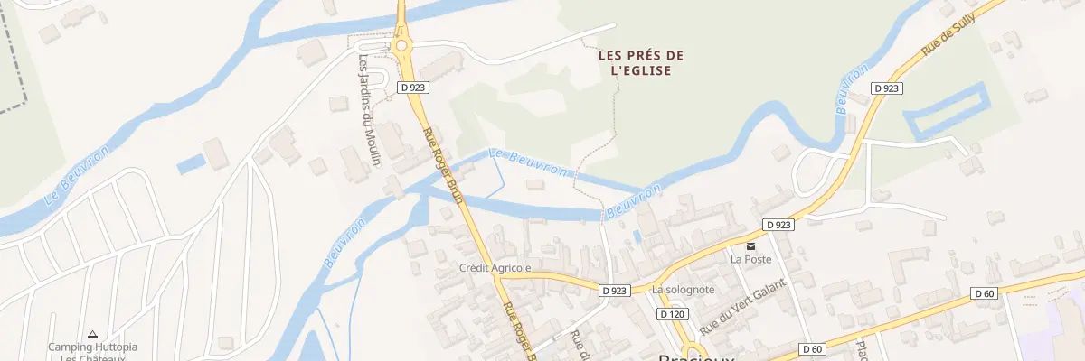 Plan du 498 Les Près de l’Église à Bracieux