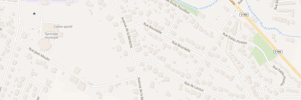 Plan du 3 Rue de Lavaur à Caussade