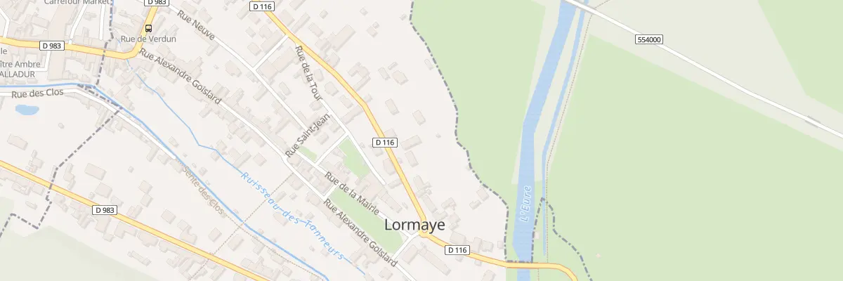 Plan du 41 Rue du Péage à Lormaye