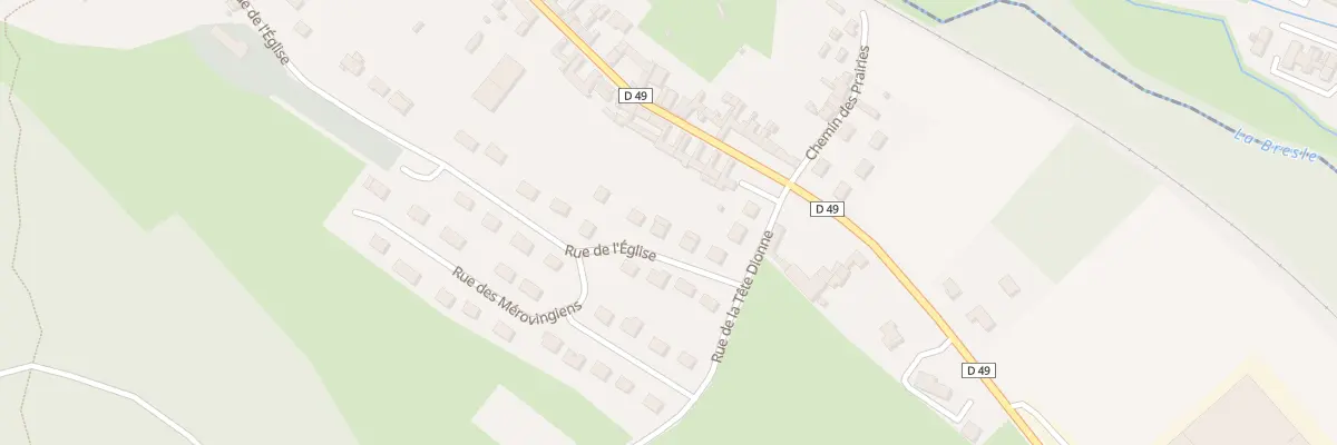 Plan du 43 Rue de l’Eglise à Longroy