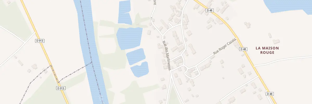 Plan du 6 Rue des Martinettes au Pêchereau
