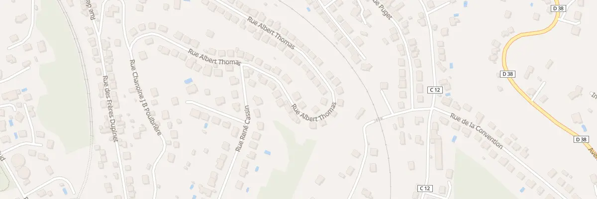 Plan du 60 Rue Albert Thomas à Brive-la-Gaillarde