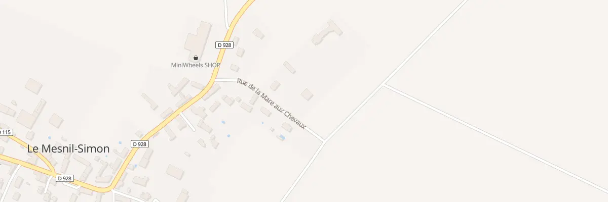 Plan du 11 Rue de la Mare aux Chevaux au Mesnil-Simon