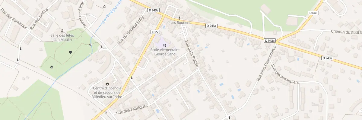 Plan du 23 Rue des Echelles à Villedieu-sur-Indre