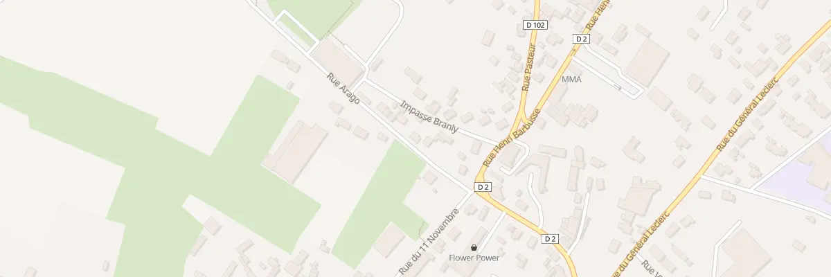 Plan du 2 Rue Arago à Friville-Escarbotin