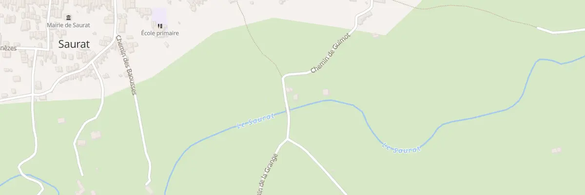 Plan du 453A Las Coumes à Saurat