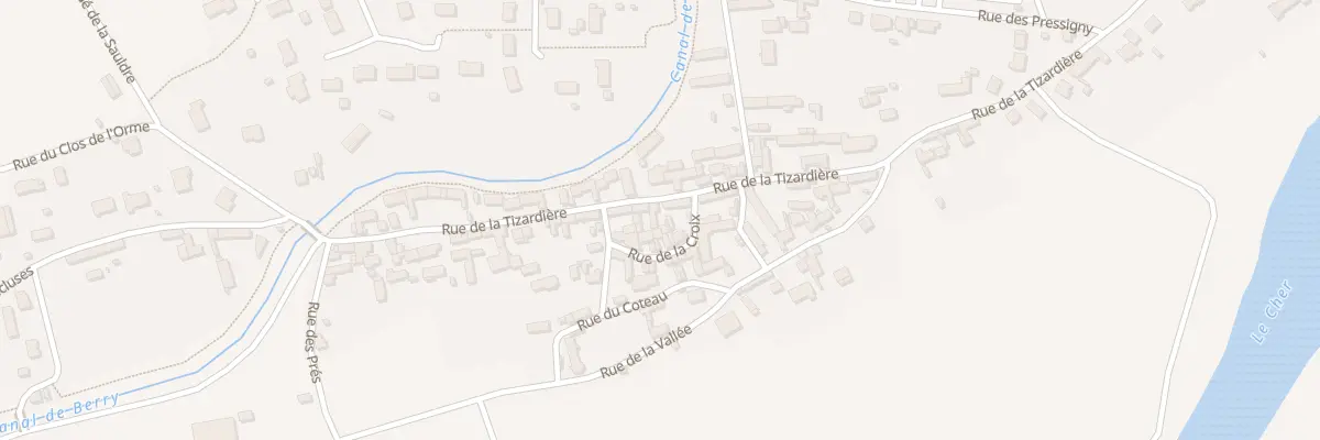 Plan du 65 Rue de la Tizardière à Selles-sur-Cher
