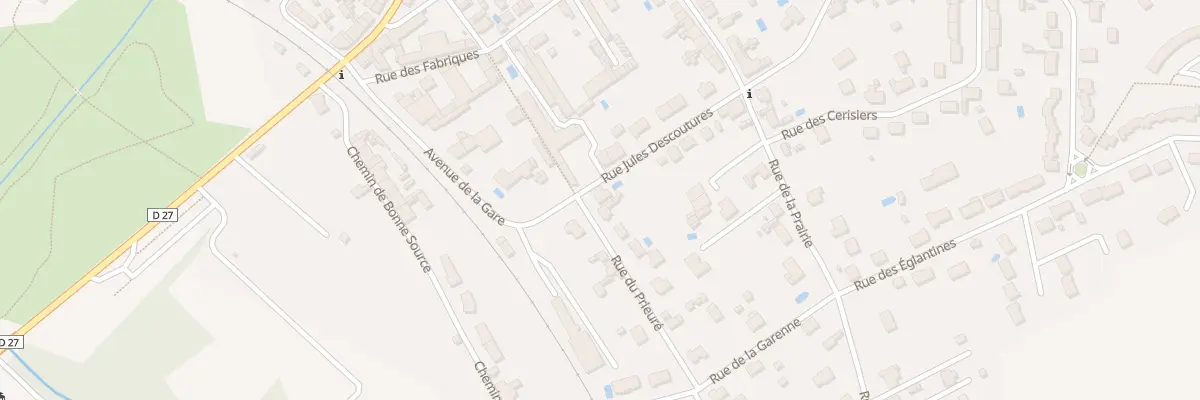 Plan du 2 Rue du Prieure à Villedieu-sur-Indre