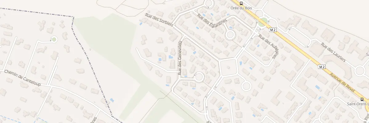 Plan du 7 Rue des Genévriers à Saint-Orens-de-Gameville