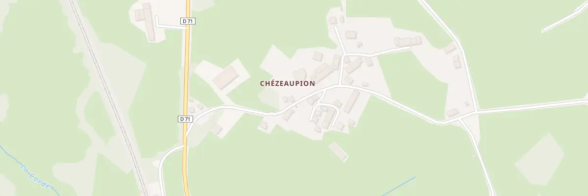 Plan du 17 Chezeaupion à Bazelat