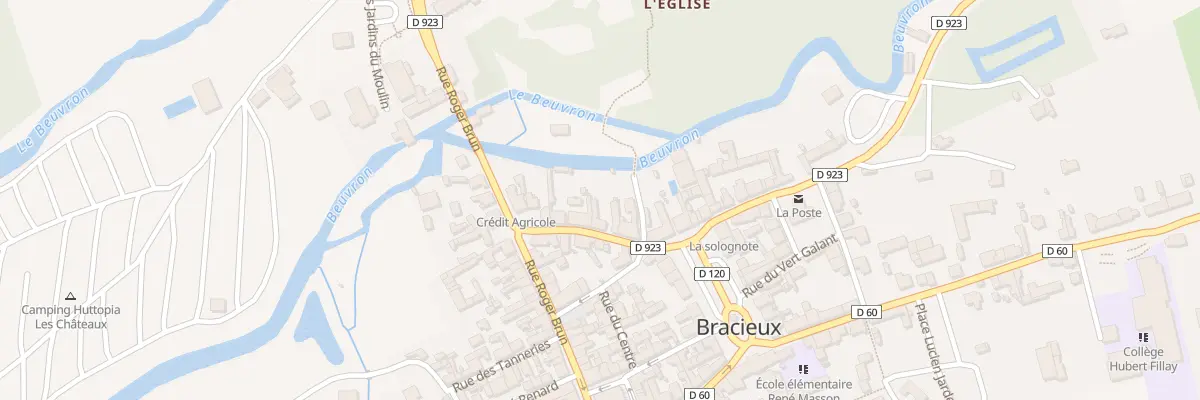 Plan du 8 Rue Jules Girault à Bracieux