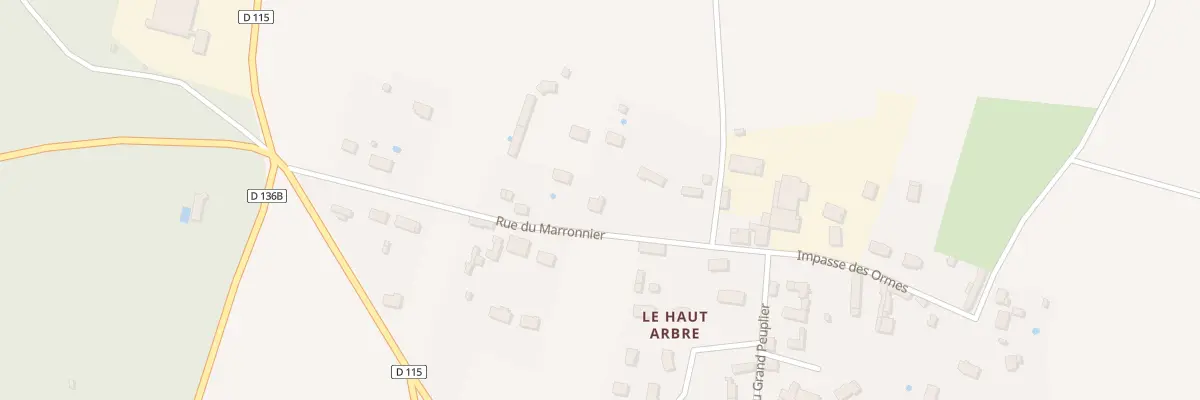 Plan du 14 Rue du Marronnier au Mesnil-Simon